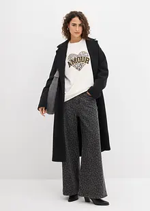 Oversize mikina z bavlněné směsi, bonprix