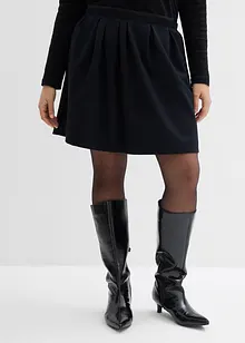 Sukně se záhyby v pase, z mírně lesklé viskózové směsi, bonprix