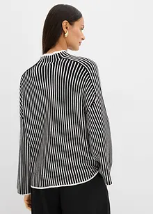 Svetr s krátkým rolákem, z viskózové směsi, bonprix