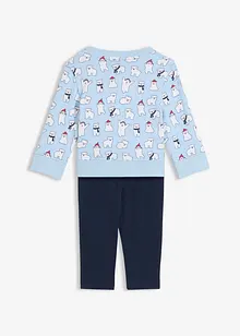 Mikina a legíny z čisté organické bavlny (2dílná souprava), bonprix