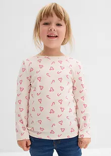 Tričko s dlouhým rukávem, z elastické směsi s organickou bavlnou, bonprix