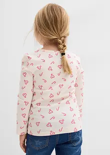 Tričko s dlouhým rukávem, z elastické směsi s organickou bavlnou, bonprix