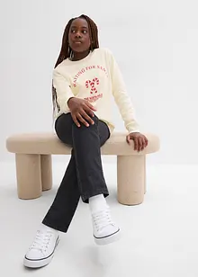 Mikina z čisté organické bavlny, bonprix