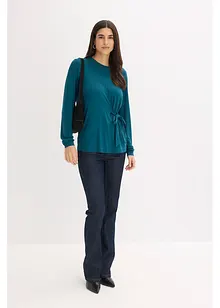 Triko s dlouhým rukávem, z měkké viskózové směsi, bonprix