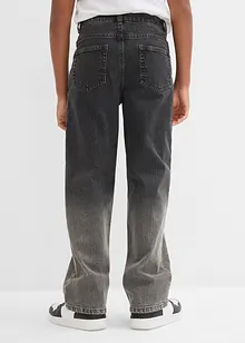 Džíny Loose Fit s barevným přechodem, Straight, bonprix