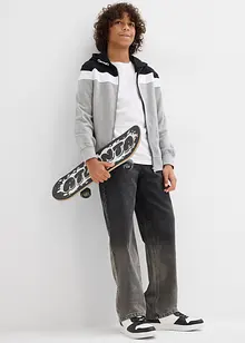 Džíny Loose Fit s barevným přechodem, Straight, bonprix