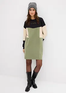 Mikinové šaty z čisté bavlny, bonprix