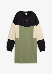 Mikinové šaty z čisté bavlny, bonprix