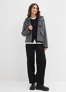 Kabátek z jemné pleteniny, s kulatým výstřihem, bonprix