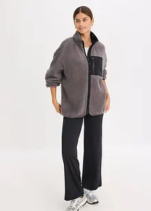 Funkční flísová oversize bunda, bonprix