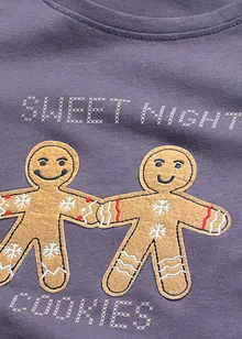 Pyžamo s flanelovými kalhotami, bonprix