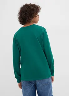 Tričko s dlouhým rukávem a s vánočním motivem Snoopyho, z čisté bavlny, Peanuts