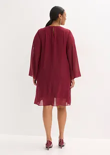 Šifonové šaty se štrasovou aplikací, bonprix