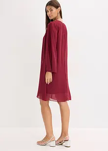 Šifonové šaty se štrasovou aplikací, bonprix