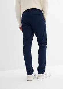 Chino kalhoty Regular Fit s termo flanelovou podšívkou, Tapered, bonprix