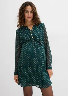 Těhotenské a kojicí šaty ze šifónu 2 v 1, bonprix