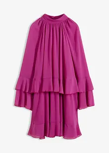 Šifónové šaty s volány, bonprix