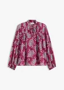 Saténová tunika se sámky, bonprix