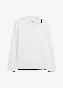 Svetr z jemné pleteniny, s kontrastními detaily, bonprix