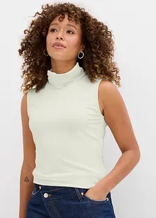 Top s rolákovým límcem, z elastického polyamidového materiálu, bonprix