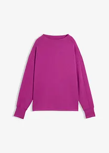 Oversize mikina z měkkého materiálu scuba, bonprix