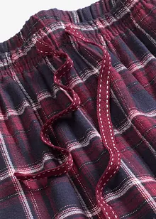 Tkané pyžamové kalhoty z flanelu, s dárkovou taškou, bonprix
