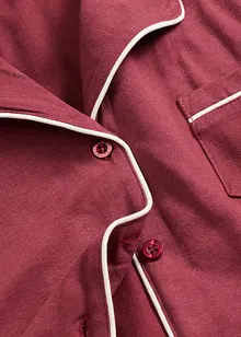 Pyžamo z čisté bavlny, s knoflíkovou lištou, bonprix