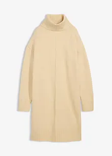 Pletené šaty s ozdobným švem, bonprix