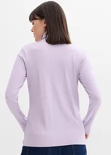 Žebrované tričko z měkké viskózové směsi, bonprix