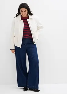 Džíny Loose Straight, High Waist, bonprix