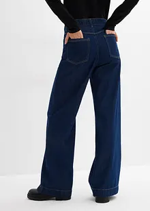 Džíny Loose Straight, High Waist, bonprix