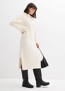 Žebrované pletené šaty, bonprix