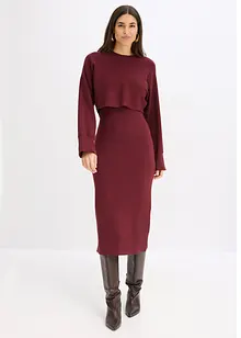 Pletená souprava se šaty (2dílná souprava), bonprix