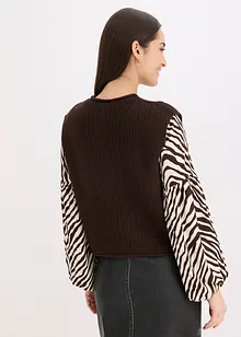 Pletená vesta s ozdobnými knoflíky, bonprix