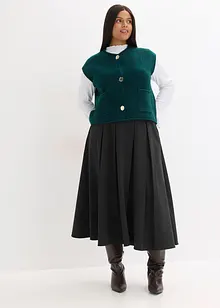 Pletená vesta s ozdobnými knoflíky, bonprix