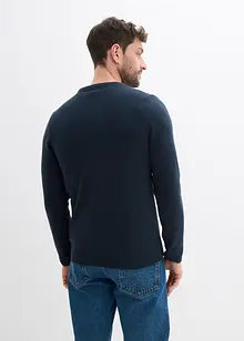 Jemně pletený svetr s vánočním motivem, bonprix