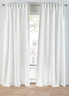 Záclona z recyklovaného materiálu (2 ks v balení), bonprix