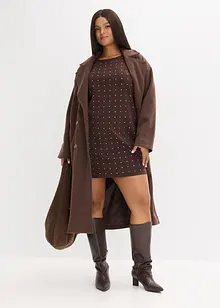 Žerzejové šaty se štrasovými aplikacemi, bonprix