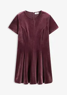 Mini šaty z měkkého sametu, bonprix