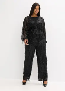 Halenka s pajetkami a třásněmi, bonprix