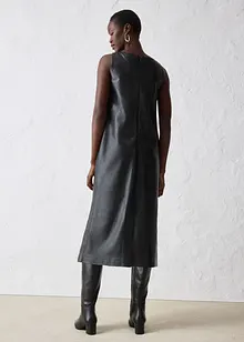 Kožené šaty z napa jehnětiny, bonprix