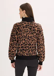 Svetr s límečkem na zip, bonprix