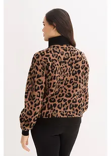 Svetr s límečkem na zip, bonprix