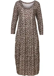 Úpletové midi šaty, bonprix