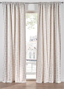 Žakárový závěs z organické bavlny (1 ks v balení), bonprix