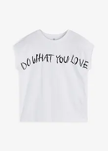 Oversize tričko z čisté bavlny, bonprix