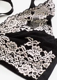 Zmenšovací podprsenka bez kostic, s polstrovanými ramínky, bonprix