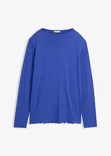 Triko s dlouhým rukávem, z bavlněné směsi, bonprix