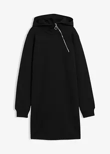 Šaty z teplákoviny z bavlněné směsi, bonprix