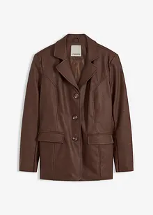 Dlouhý blejzr z umělé kůže, bonprix